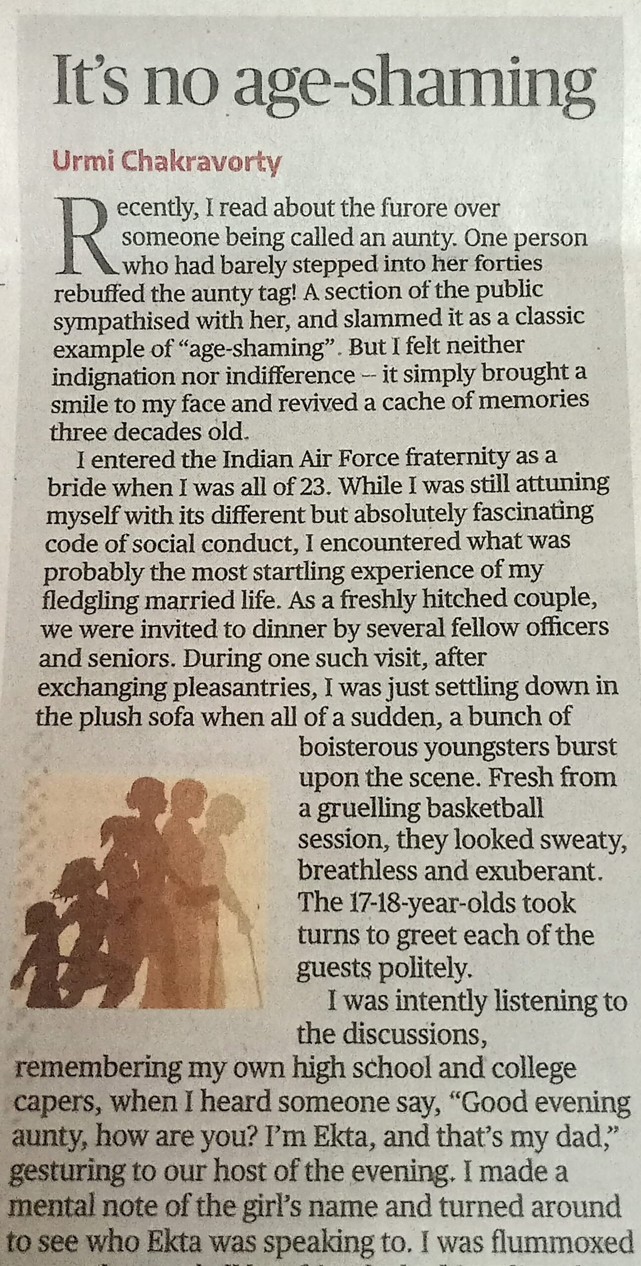 It’s No Age-Shaming (Open Page – The Hindu, 21 August, 2022)